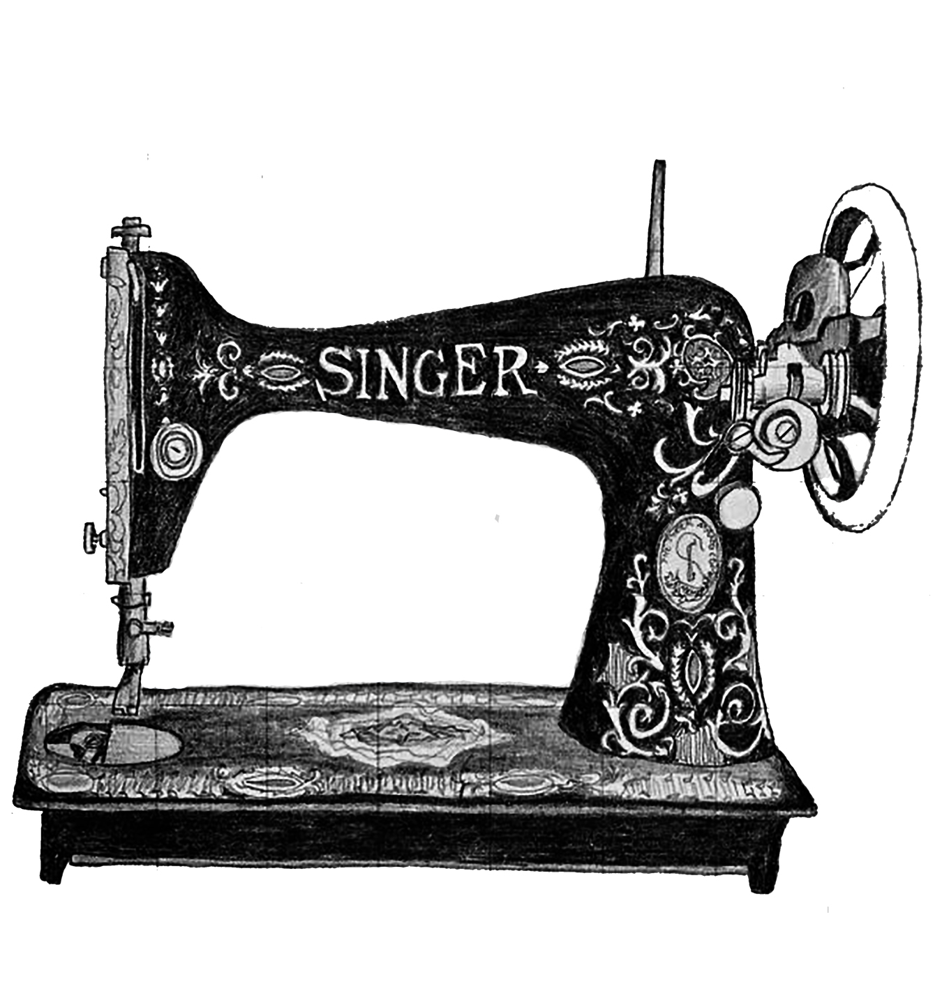 Швейная машинка Зингер вектор